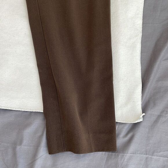 Elena Tracy brown dress pants to their pockets size women’s 8P - Picture 3 of 7